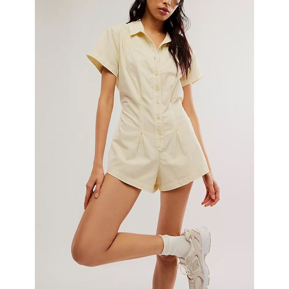 FREE PEOPLE Keep It Crisp Shortall / Tofu